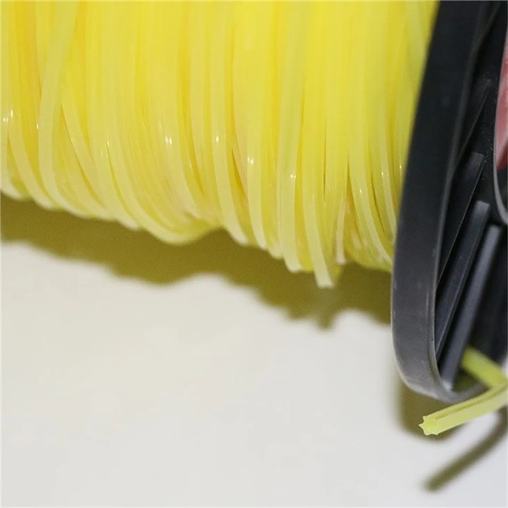 2.4mm 3.0mm 5LB Square Grass Cutting Machine Nylon Spool Trimmer Lines