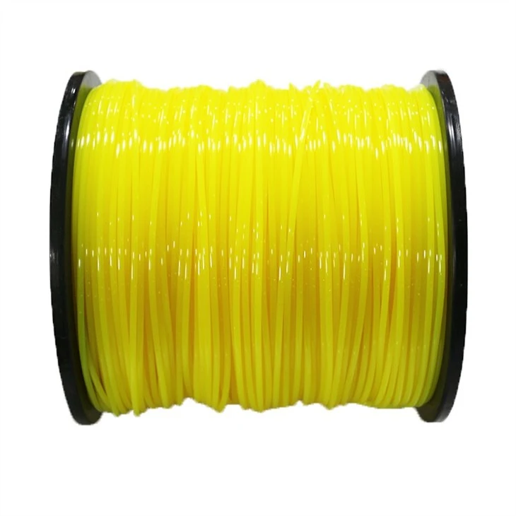 Carrete de nailon para cortadora de césped cuadrada de 2,4 mm, 3,0 mm y 5 lb